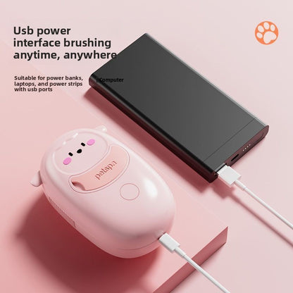 Rechargeable Electric Pet Brush with Spray Massage Silicone Bath for Cat Dog Anti-Shedding Comb