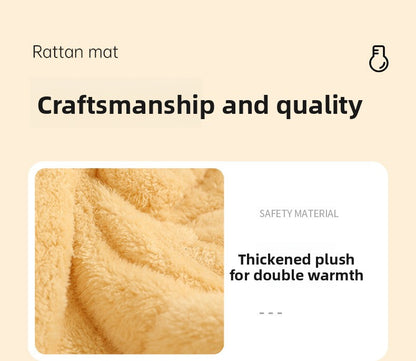 Electric Heating Pad for Cats and Dogs Waterproof Pet Warmer Mat Thermostat Control Ultra Soft Fleece Winter Bed for Puppy Kitten