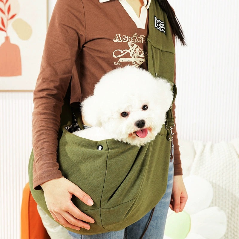 Pet Crossbody Bag Cat and Dog Outing Bag Portable Shoulder Bag New Dog and Cat Travel Bag