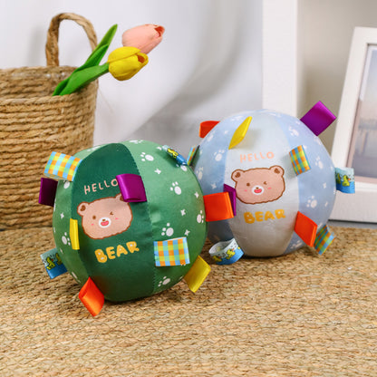 Interactive Squeaky Ball Dog Toy Large Plush Chew Toys for Boredom Relief and Energy Consumption for Golden Retriever Corgi Labrador Medium Large Breed Dogs