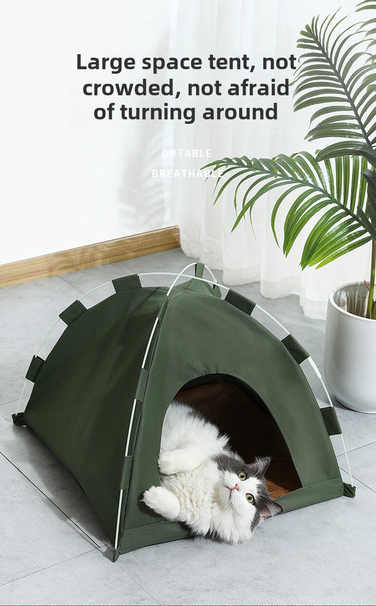 Portable Pet Tent Bed for Outdoor Adventures