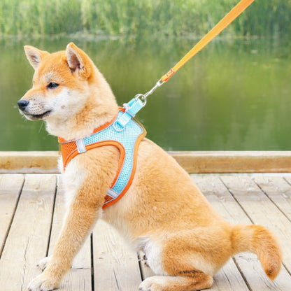 New Pet Vest-Style Pet Harness Reflective Breathable Cat Dog Leash Walking Leash Dropshipping