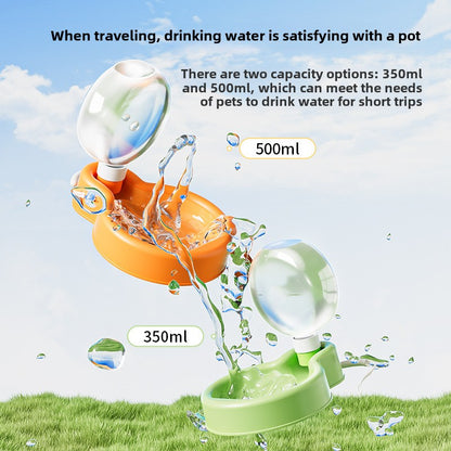 Portable PET water bottle for outdoor activities