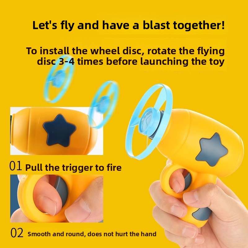 Bamboo Dragonfly Glowing Flying Disc Outdoor Cat Dog Plaything