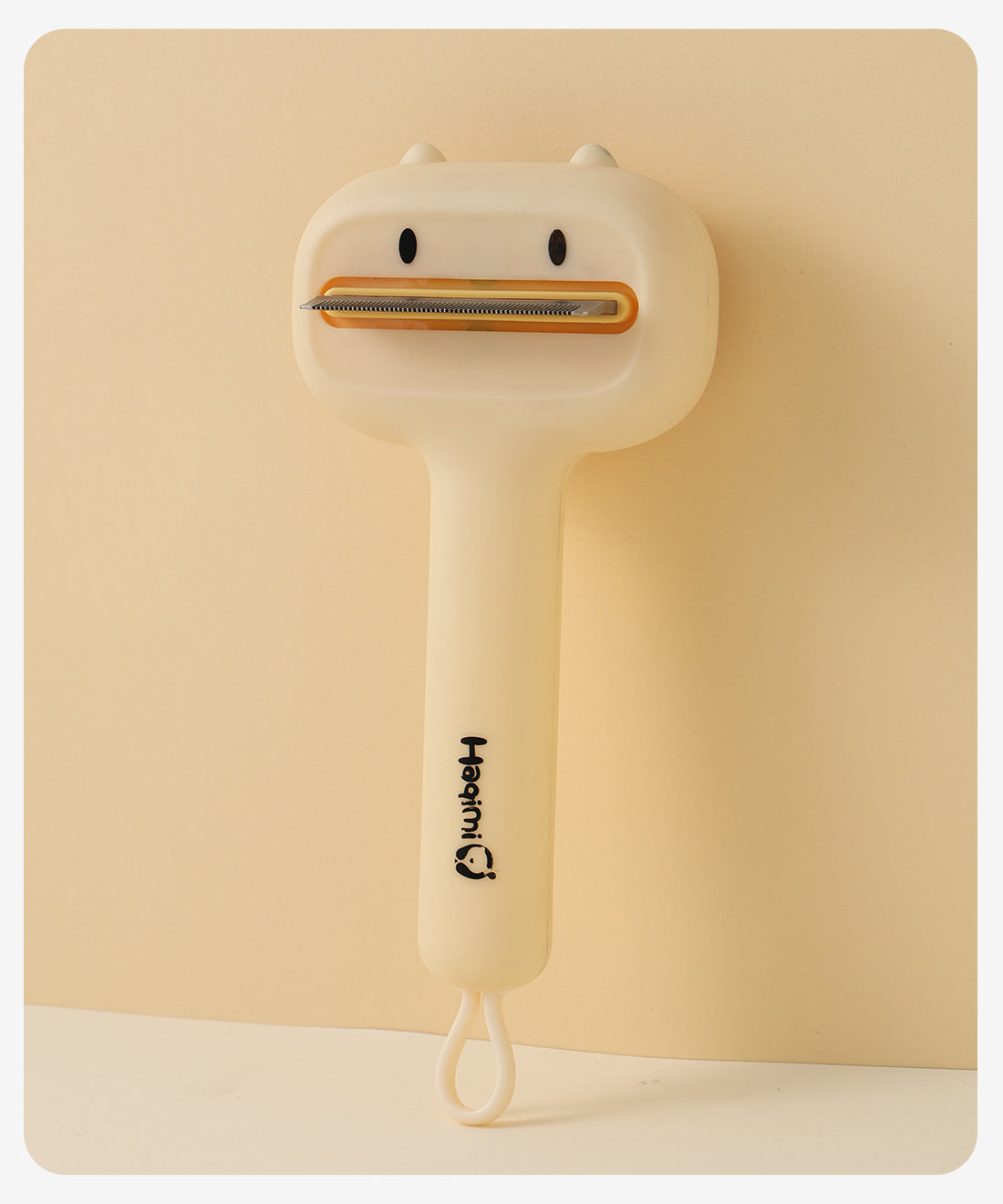 Magic Pet Hair Remover Comb Self Cleaning Cat Brush for Shedding Gentle Detangling and Massage Tool for Cats Dogs to Reduce Loose Fur and Mats