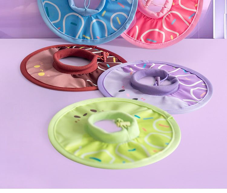 Deepened Neck Adjustable Waterproof Elizabethan Collar Anti Bite for Cats Dogs