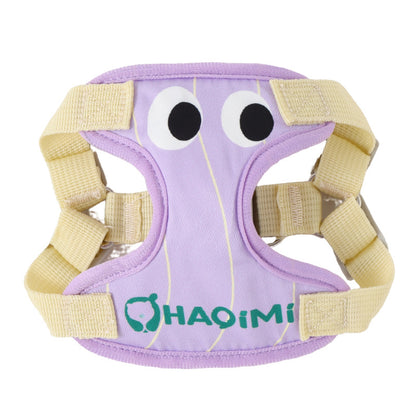 Big Eyes Cute Dog Harness and Leash Set Anti Escape Reflective Adjustable Chest Strap for Small Dogs Outdoor Travel Walking