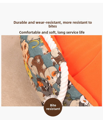 Universal Detachable Washable Pet Bed for Dogs Cats Large Medium Small Summer Cooling Mat