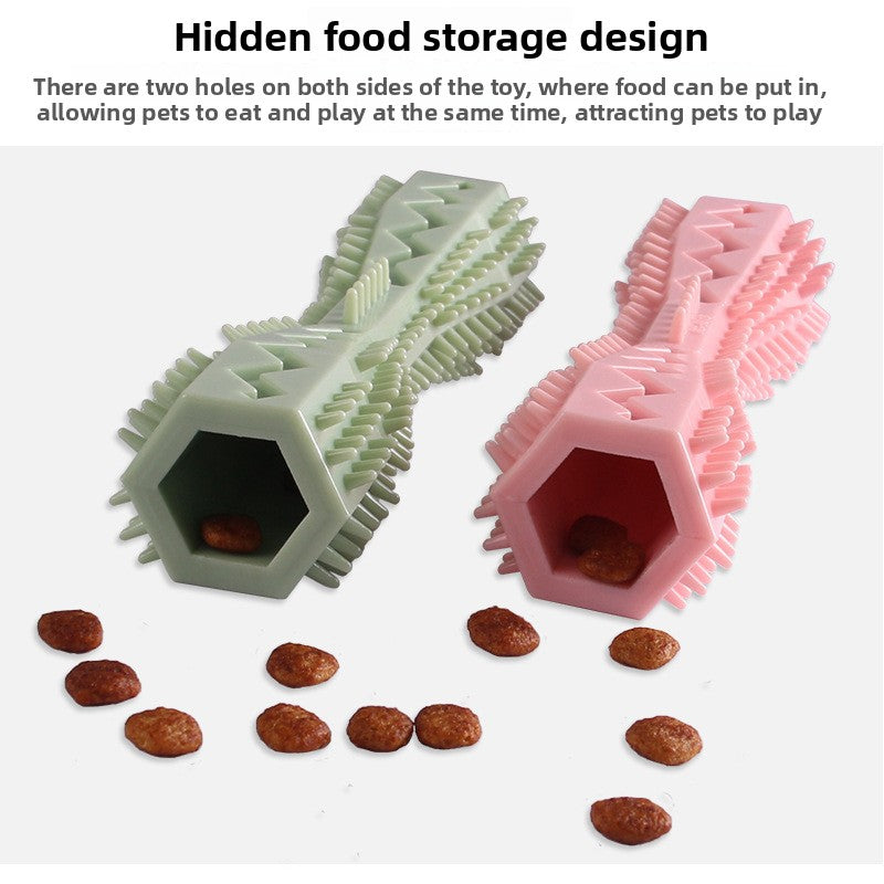 Pet Hexagonal Chew Stick Toy Durable Dog Cat Boredom Relief Supplies