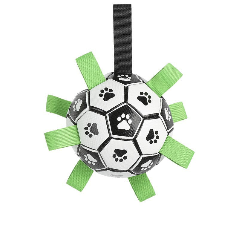 Durable Puppy Chew Football Interactive Toy for Small Large Corgi Dogs