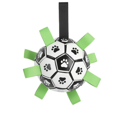 Durable Puppy Chew Football Interactive Toy for Small Large Corgi Dogs