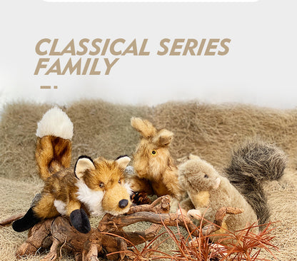 New Wear-Resistant Plush Sound Dog Toys Simulation Squirrel Pet Supplies