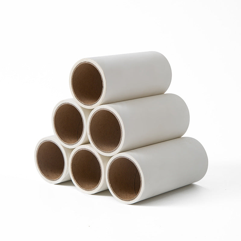 Rouleau anti-peluches pour vêtements et maison, rouleau en papier adhésif déchirable, brosse pour poils d'animaux, rouleau anti-peluches en papier adhésif 