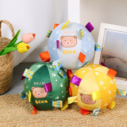 Interactive Squeaky Ball Dog Toy Large Plush Chew Toys for Boredom Relief and Energy Consumption for Golden Retriever Corgi Labrador Medium Large Breed Dogs