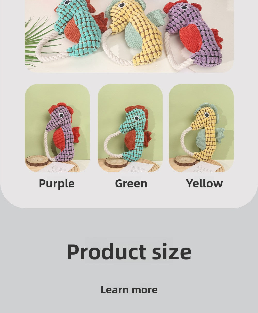 Squeaky Dog Toy Pineapple Fleece Chew Resistant Puppy Teething Chew Toy for Small Medium Dogs Like Corgi Golden Retriever Boredom Relief Interactive Pet Toy