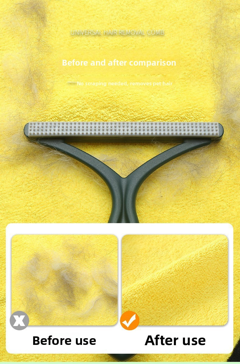 Pet Hair Scraper for Cat Dog Carpet Cleaner Magic Sticky Hair Remover Brush