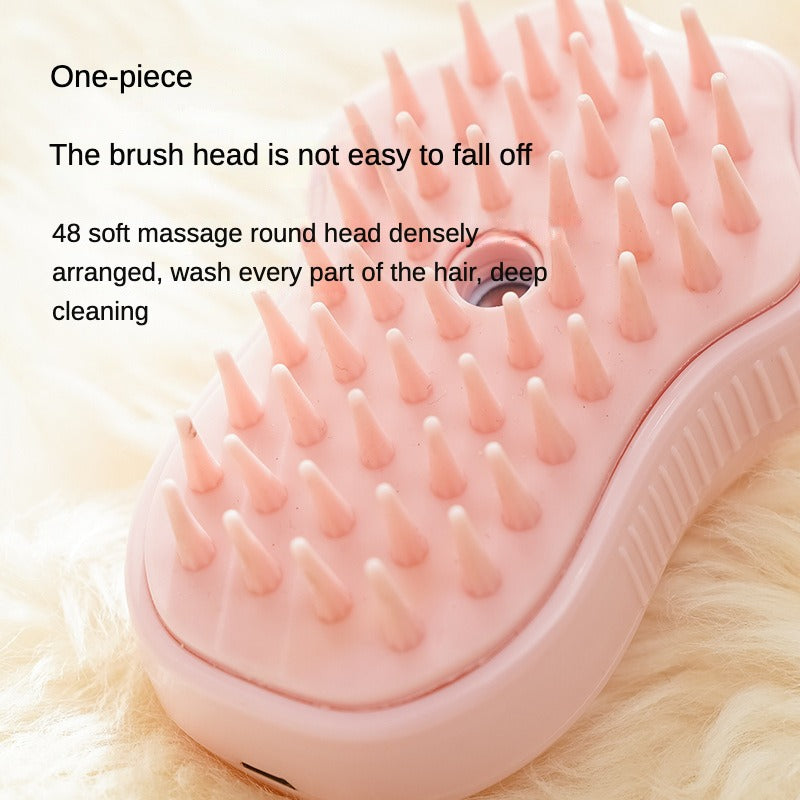 Cat and dog pet spray massage comb bath brush hair removal sticky brush