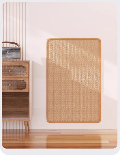 Vertical Wall Sticker Cat Scratch Board Sisal Material Wear Resistant Anti Scratch Sofa Pad Toy