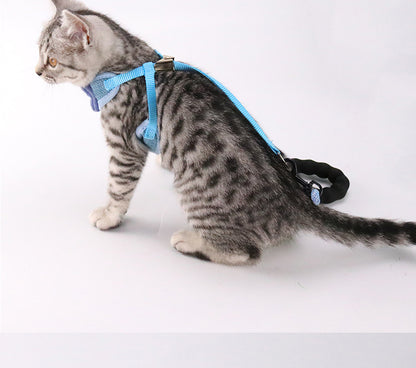 New Bowknot Design Cat Leash Vest-Style Adjustable Walking Harness