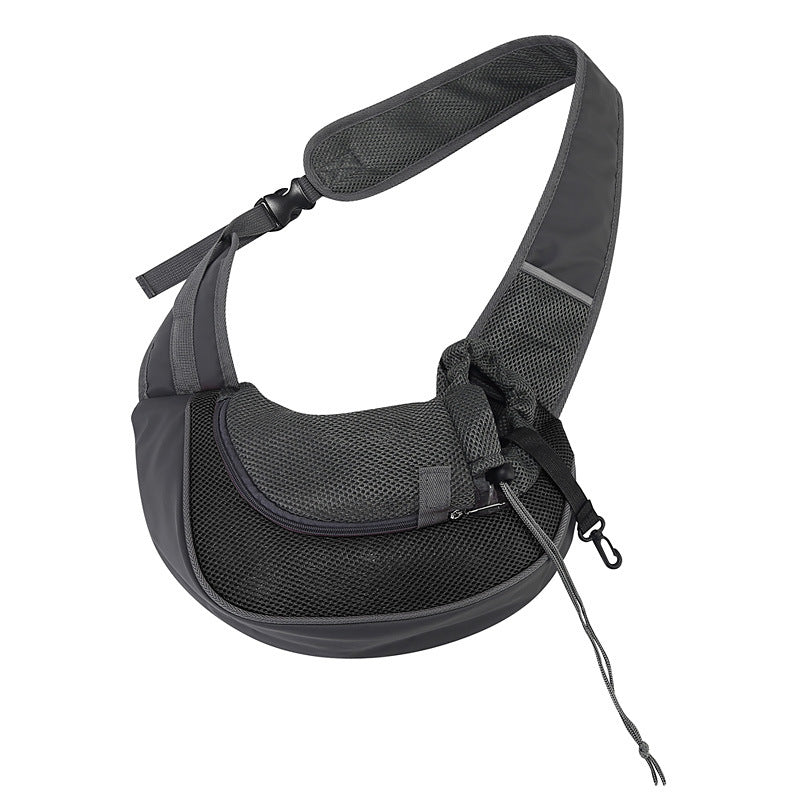 Crossbody Cat Bag Breathable Mesh Pet Shoulder Portable Outings