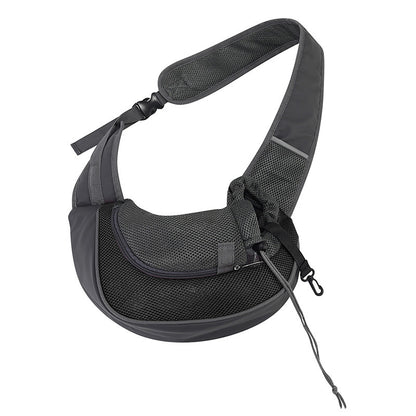 Crossbody Cat Bag Breathable Mesh Pet Shoulder Portable Outings