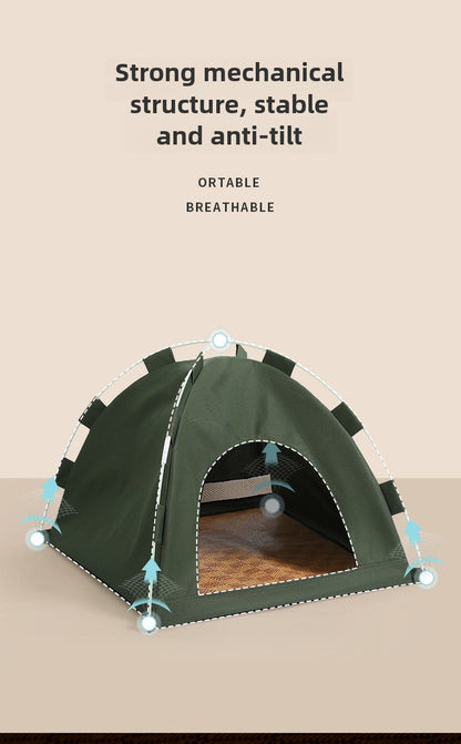 Portable Pet Tent Bed for Outdoor Adventures