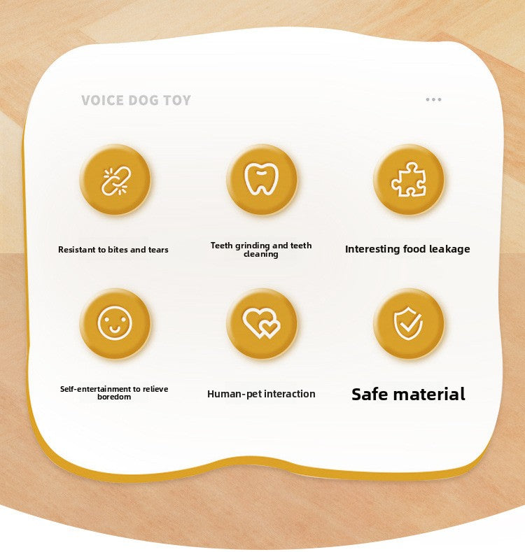 Interactive Dog Treat Dispensing Ball Toy Durable Chew Resistant Self-Play Pet Toy for Boredom Relief Mental Stimulation and Teeth Cleaning