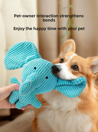 Durable Charging Duck Chew Teething Plush Elephant Pet Donkey Toy