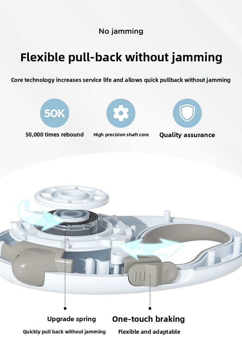 Automatic Retractable Dog Leash Heavy Duty Tangle Free Rope for Small Medium Dogs Walking Puppy Teddy Bichon Poodle Pet