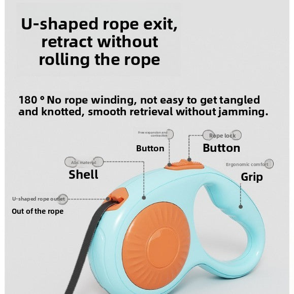 Anti-Escape Automatic Retractable Leash for Dogs Cats Walking Supplies