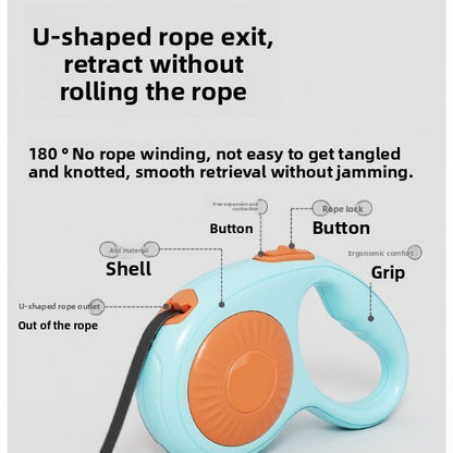 Anti-Escape Automatic Retractable Leash for Dogs Cats Walking Supplies