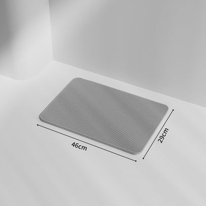 Extra Large Cat Litter Mat Heavy Duty Anti Tracking Litter Box Mat with Low Profile Edge Non Slip Bottom for Kitty Litter Containment