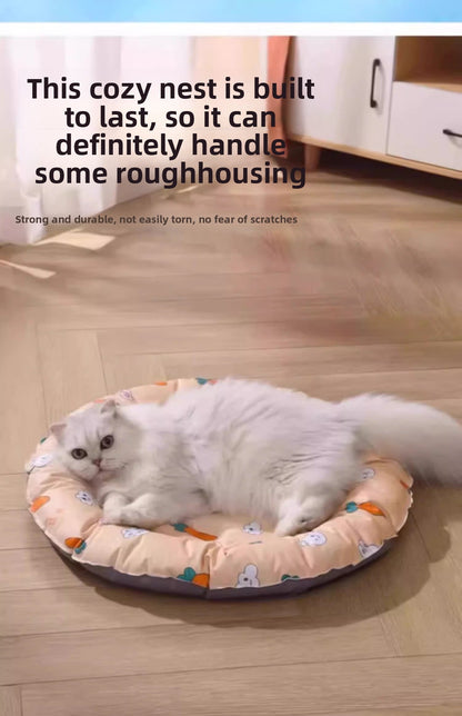 Cat Dog Bed Ice Mat Summer Cooling Sleeping Pad Double Layer