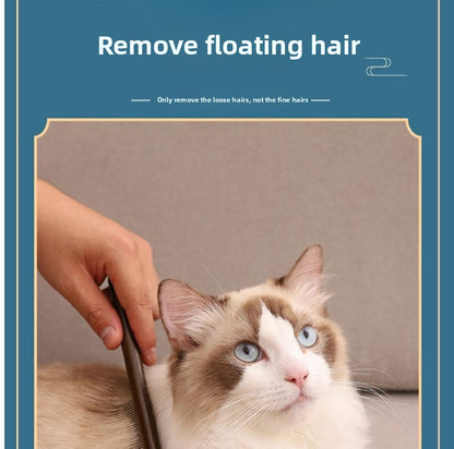 Wooden Pet Shedding Comb for Cats Dogs Removing Loose Hair Grooming Flea