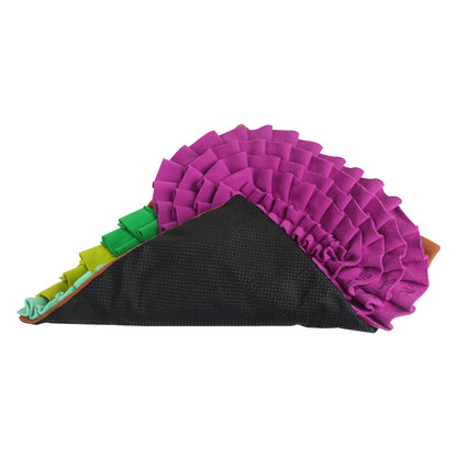 Durable Dog Sniffing Puzzle Mat Treat Dispenser Stress Relief Feeder