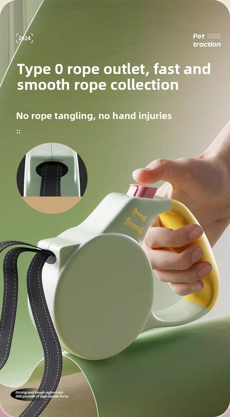 Anti Escape Automatic Retractable Walking Rope Leash for Teddy Corgi Small Medium Dogs Cats