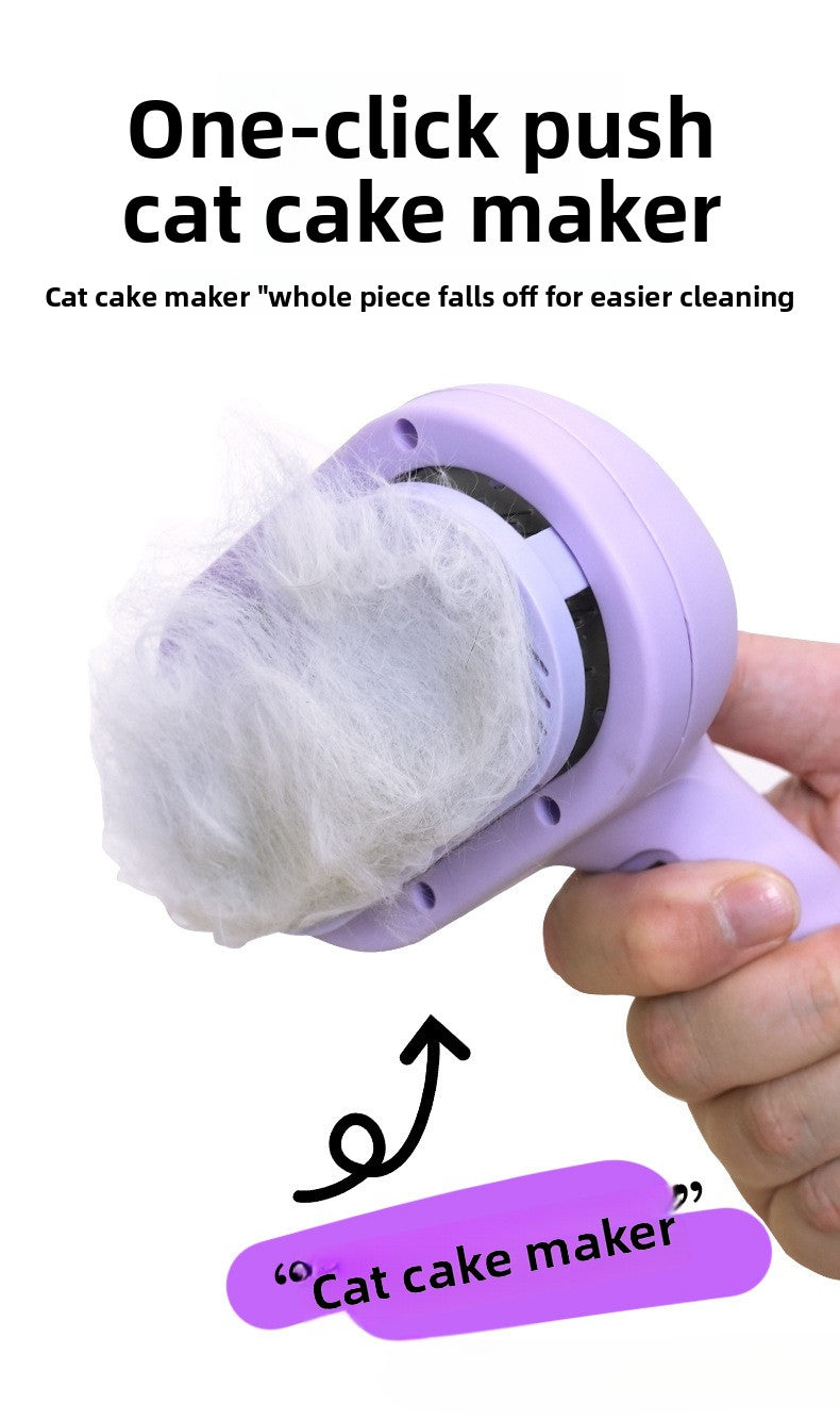 Blue Light Advanced Pet Spray with Non-Flying Hair Needle Grooming Comb