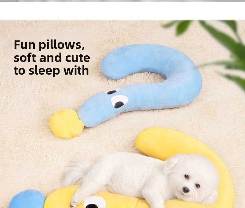 Dog Small Pillow All-Season Toy Pet Mat Neck Protection Pillow Sleeping Cat Special Small Pillow Dog Bed Supplies