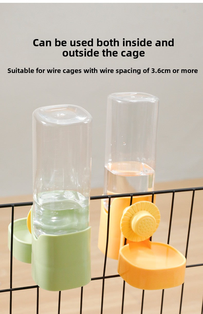 Original Daisy Hanging Cage Automatic Pet Water Dispenser Large Capacity Dog Cat Water Bottle Feeder