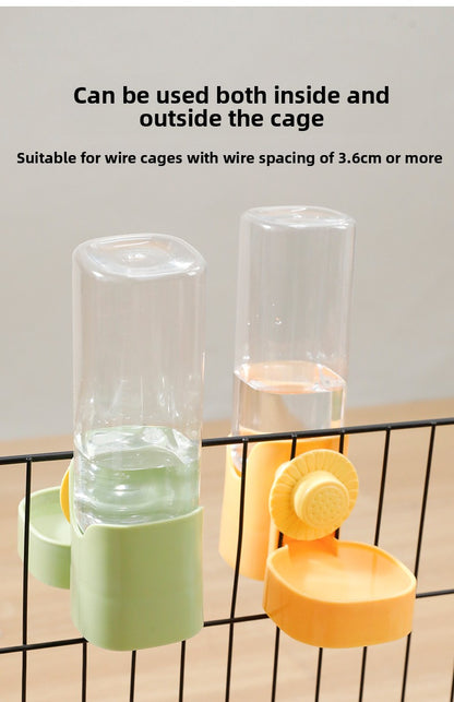 Original Daisy Hanging Cage Automatic Pet Water Dispenser Large Capacity Dog Cat Water Bottle Feeder