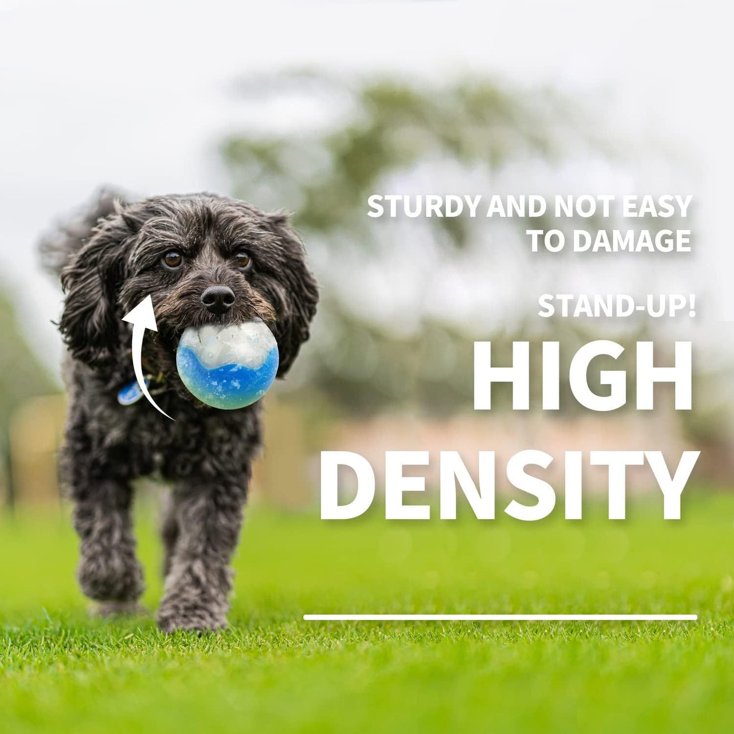 Dog Summer Refreshing Ice Ball Bone Soft Gel Chew Toy