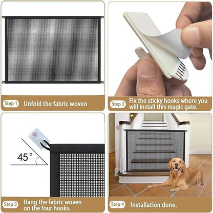 Foldable Dog Gate for Household Protection