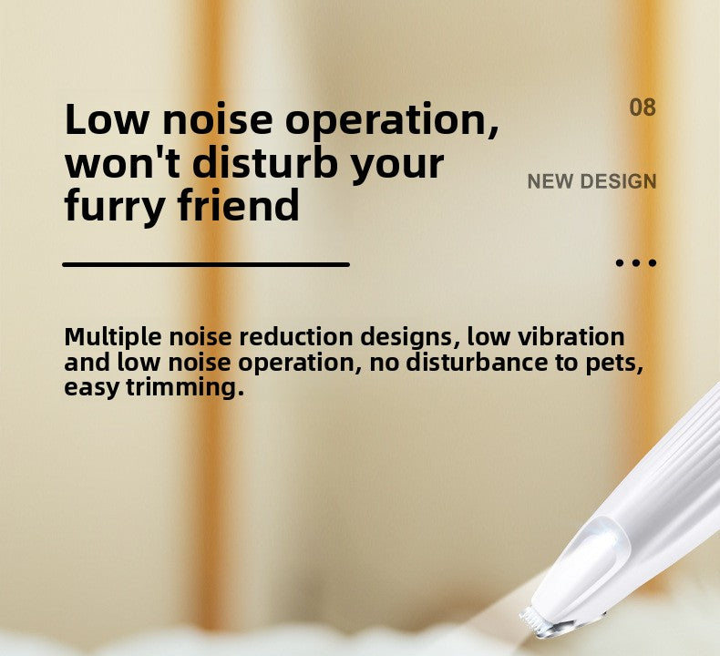 LED Light Pet Hair Trimmer Dog Cat Paw Hair Trimmer Paw Sole Hair Clipper Dog Hair Clipper