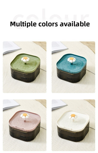 Cat Smart Plug In Water Dispenser Auto Flowing for Cats Dogs Universal Silent High Capacity