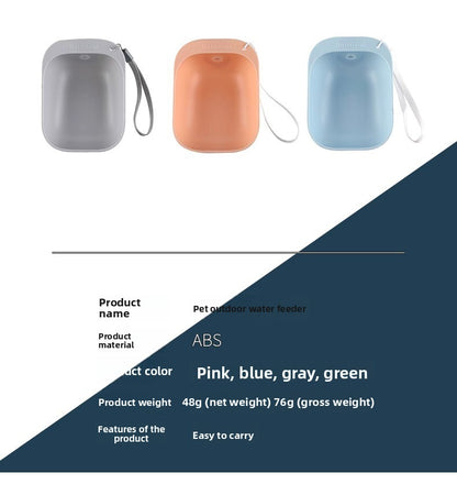 Small Dog Outdoor Walking Portable Water Bottle Pet Dispenser Cup