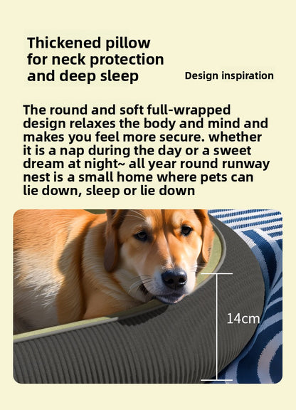 Four Seasons Universal Pet Bed Warm Dog Cat Mat Removable Washable Supplies