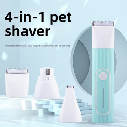 Pet Supplies New Pet Hair Trimmer Set Dog Electric Clipper Nail Grinder Pet Paw Hair Trimmer