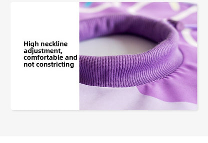 Deepened Neck Adjustable Waterproof Elizabethan Collar Anti Bite for Cats Dogs