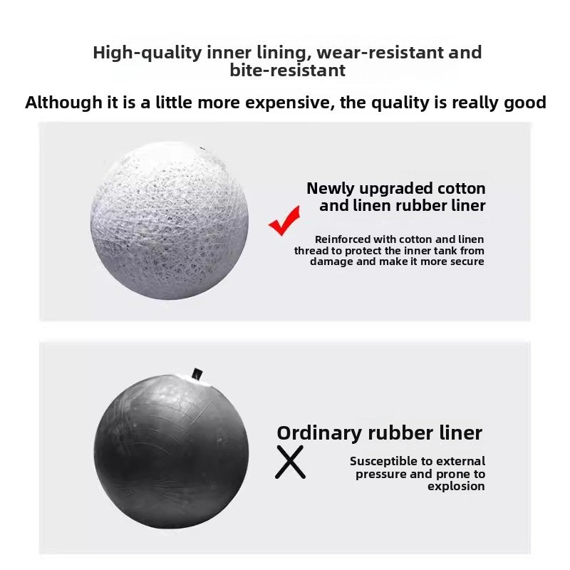 Durable Puppy Chew Football Interactive Toy for Small Large Corgi Dogs