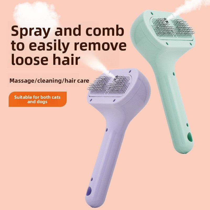 Pet Grooming Spray Comb for Cat Dog Hair Detangling Cleaning